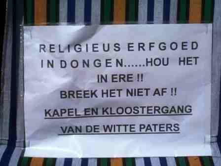 behoudt het cultureel erfgoed!